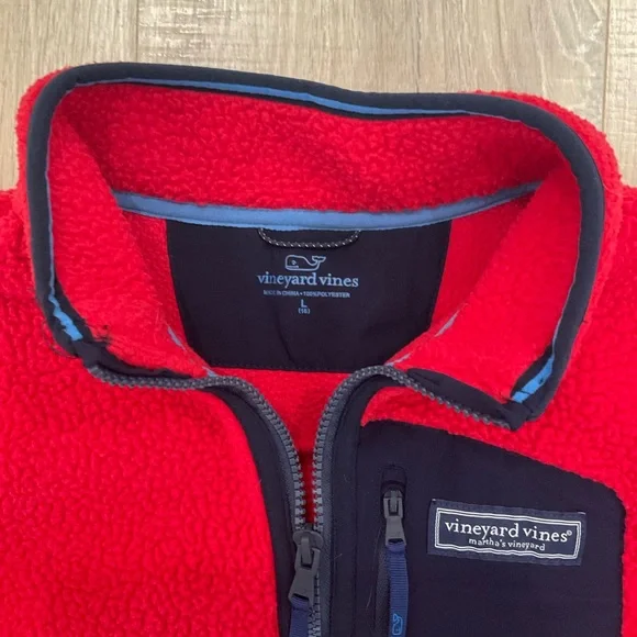 Vineyard Vines Boys coat T-Shirt, and Christmas Pants Bundle